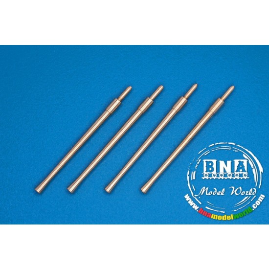 Gun Barrels for 1/32 20mm Japanese Cannons Type 99 Mk.2 (4pcs)