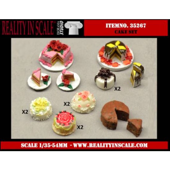 1/35 Cakes Set (14pcs)