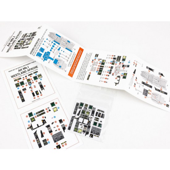 1/35 AH Mk.1 Westland Apache 3D Instrument Panel for Takom kit