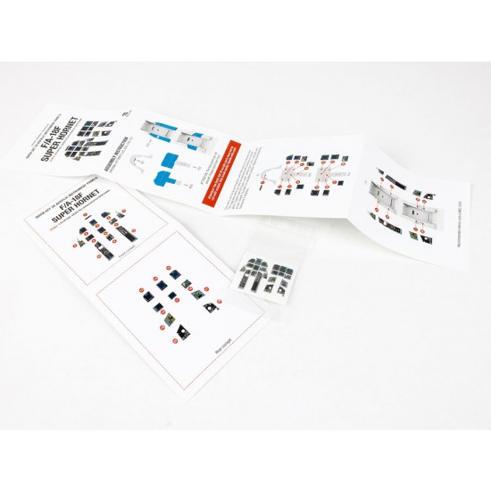 1/48 McDonnell Douglas F/A-18F Super Hornet Instrument Panel for Hasegawa kit