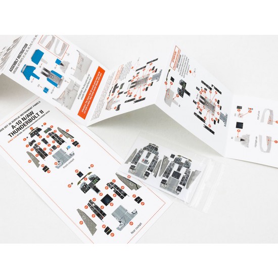 1/48 A-10A N/AW Thundernolt II Instrument Panels for Hobby Boss kits