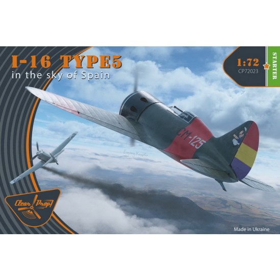 1/72 Polikarpov I-16 Type 5 "In The Sky of Spain" Starter Kit