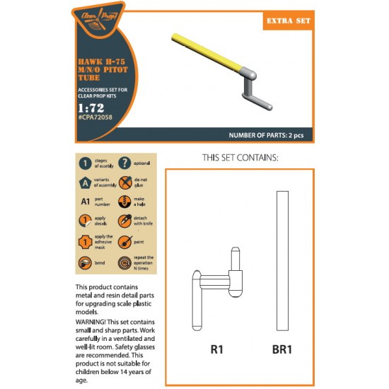 1/72 Hawk H-75 M/N/O Pitot Tube for CP kits CP72021/CP72022