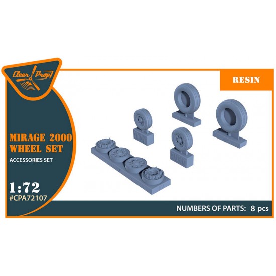 1/72 Dassault Mirage-2000 Wheel set