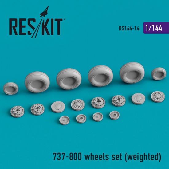 1/144 Boeing 737-800 Wheels set (weighted)