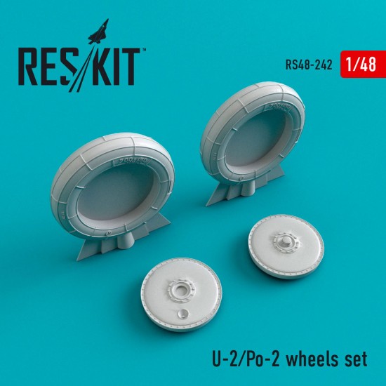 1/48 Lockheed U-2/Po-2 Wheels Set for ICM/Eduard  kits