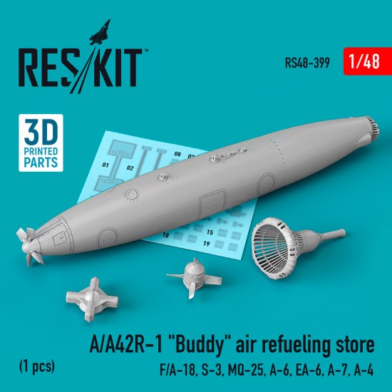 1/48 A/A42R-1 Buddy Air Refueling Store (1pc) for F/A-18, S-3, MQ-25, A-6, EA-6, A-7, A-4