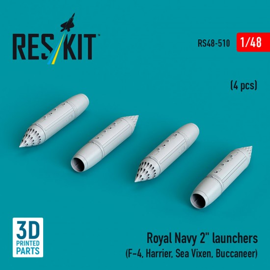 1/48 Royal Navy 2 Launchers (4pcs) for F-4, Harrier, Sea Vixen, Buccaneer