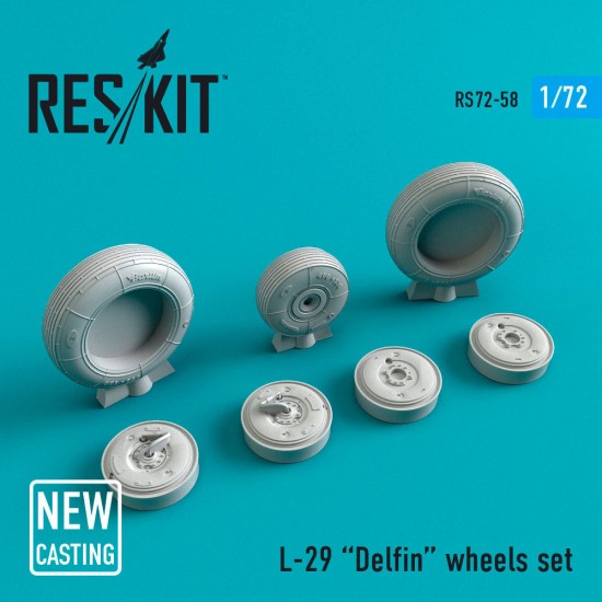 1/72 L-29 Wheels for AMK,Bilek kits