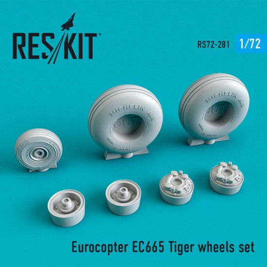 1/72 EC665 Tiger Wheels set for Revell/HobbyBoss kits