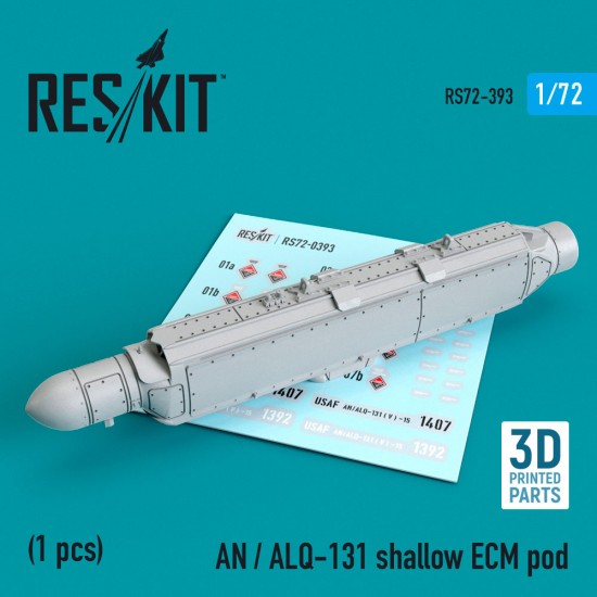 1/72 AN / ALQ-131 Shallow ECM Pod (3D Printing)