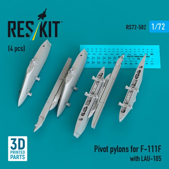 1/72 Pivot Pylons for F-111F with LAU-105 (4pcs)