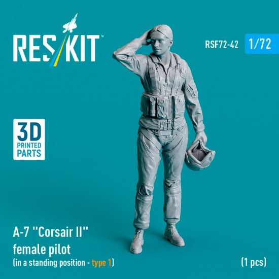 1/72 A-7 Corsair II Female Pilot (In A Standing Position - Type 1)