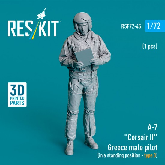 1/72 A-7 Corsair II Greece Male Pilot (In A Standing Position - Type 3)