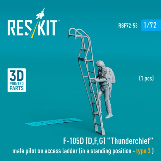 1/72 F-105 (D,F,G) Thunderchief Male Pilot (In A Standing Position - Type 3 )