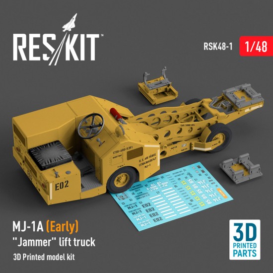 1/48 MJ-1A (Early) "Jammer" Lift Truck (3D Printed model kit)