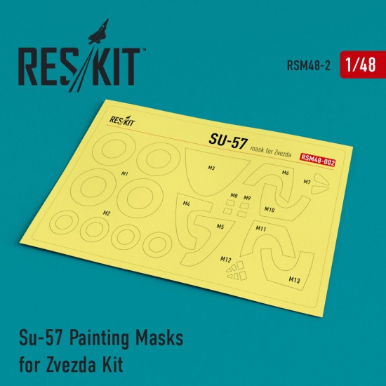 1/48 Sukhoi Su-57 Painting Masks for Zvezda Kits