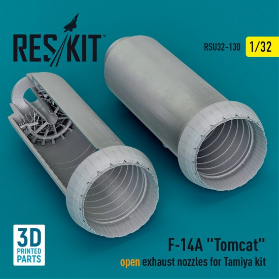 1/32 F-14A Tomcat Open Exhaust Nozzles for Tamiya Kit