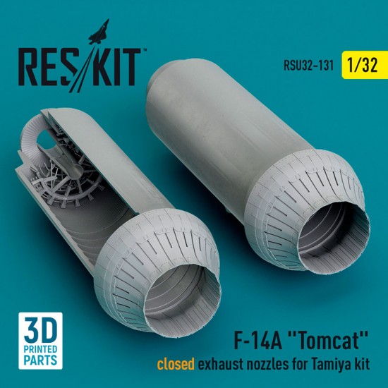 1/32 F-14A Tomcat Closed Exhaust Nozzles for Tamiya Kit