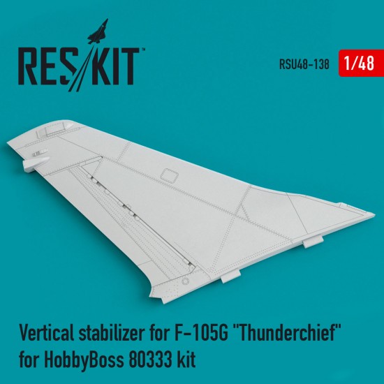 1/48 F-105G Thunderchief Vertical Stabilizer for HobbyBoss #80333 kit