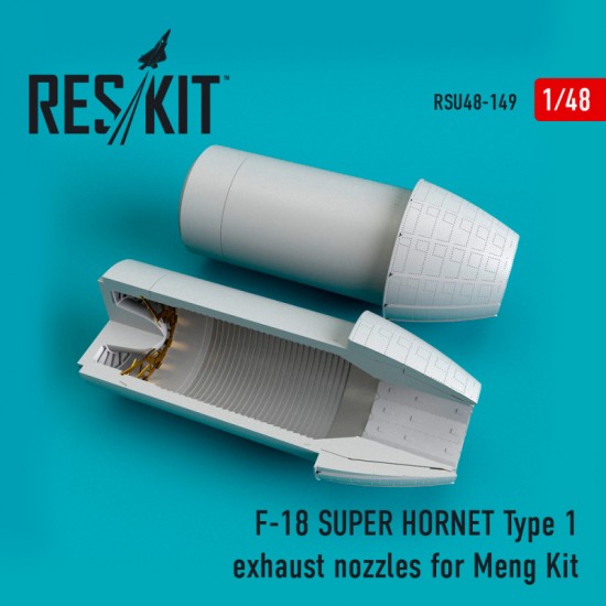 1/48 F-18 Super Hornet Type #1 Exhaust Nozzles for Meng kits