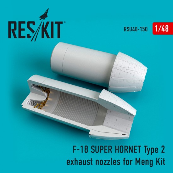 1/48 F-18 Super Hornet Type #2 Exhaust Nozzles for Meng kits