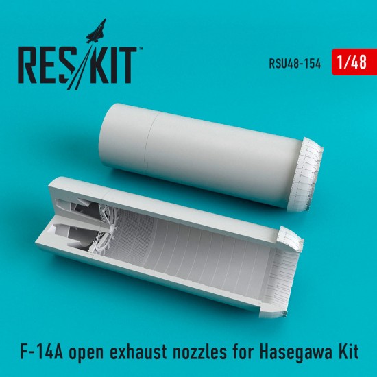 1/48 F-14A Tomcat Open Exhaust Nozzles for Hasegawa Kit