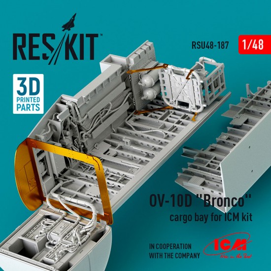 1/48 OV-10D Bronco Cargo Bay for ICM Kit