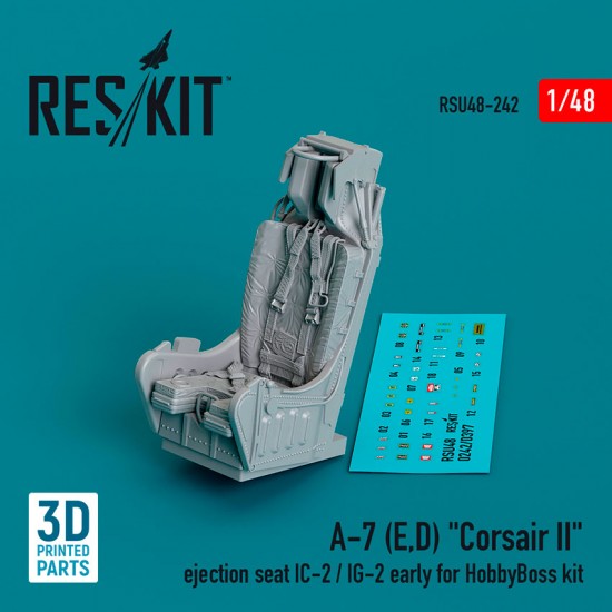 1/48 A-7 (E/D) Corsair II Ejection Seat IC-2 / IG-2 Early for Hobby Boss Kit