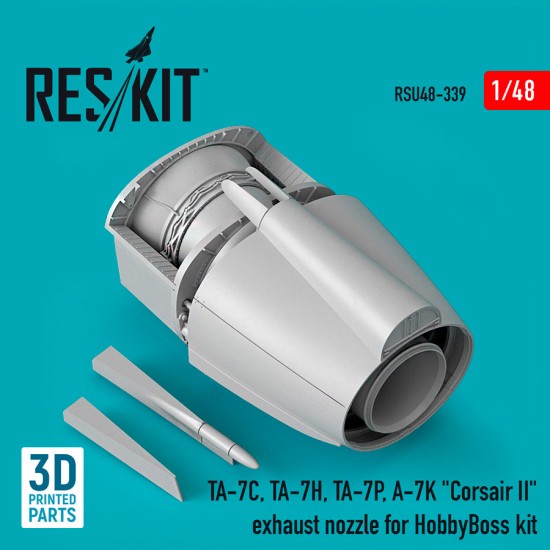 1/48 Ta-7C, Ta-7H, Ta-7P, A-7K Corsair II Exhaust Nozzle for Hobbyboss Kit