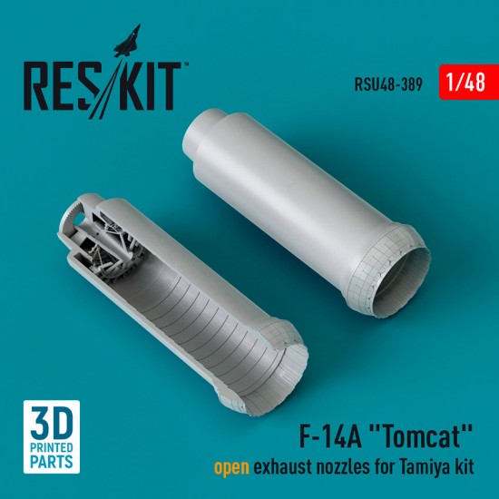 1/48 F-14A Tomcat Open Exhaust Nozzles for Tamiya Kit