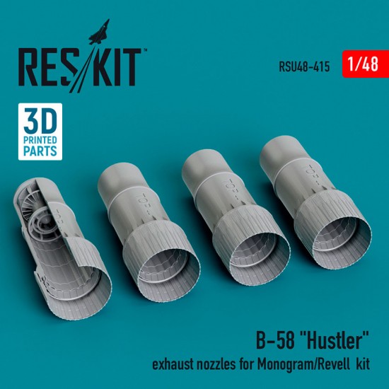 1/48 B-58 Hustler Exhaust Nozzles for Monogram/Revell Kit