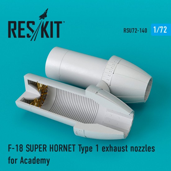 1/72 F-18 SUPER HORNET Type 1 Exhaust Nozzles for Academy