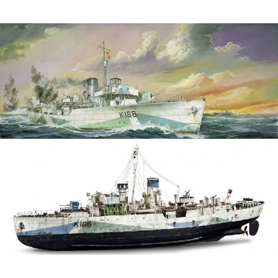 1/72 Flower Class Corvette - Technik