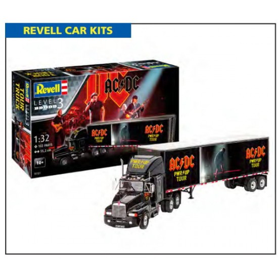 1/32 Tour Truck and Trailer - AC/DC Power Up