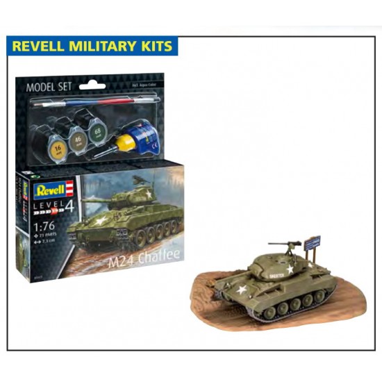 1/76 M24 Chaffee Model Set (kit, glue, brush, paints)