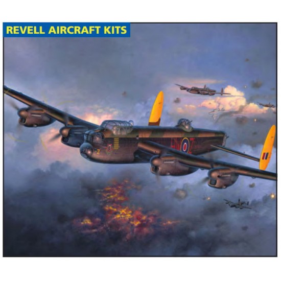 1/72 Avro Lancaster Mk.I/III Model Set (kit, glue, brush, paints)