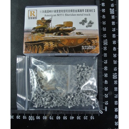 1/35 US M551 Sheridan Light Tank Metal Tracks w/Pins