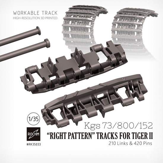 1/35 Tiger II Kgs73/800/152 Right Pattern Tracks