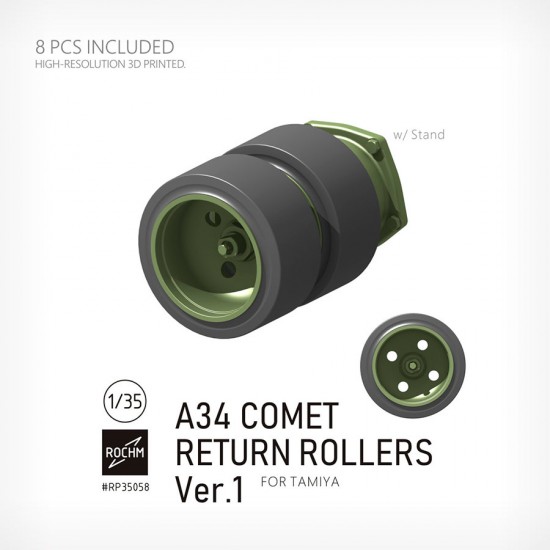 1/35 A34 Comet Return Rollers Ver. 1 for Tamiya kits