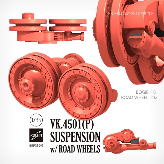 1/35 VK.4501(P) Suspension with Road Wheels