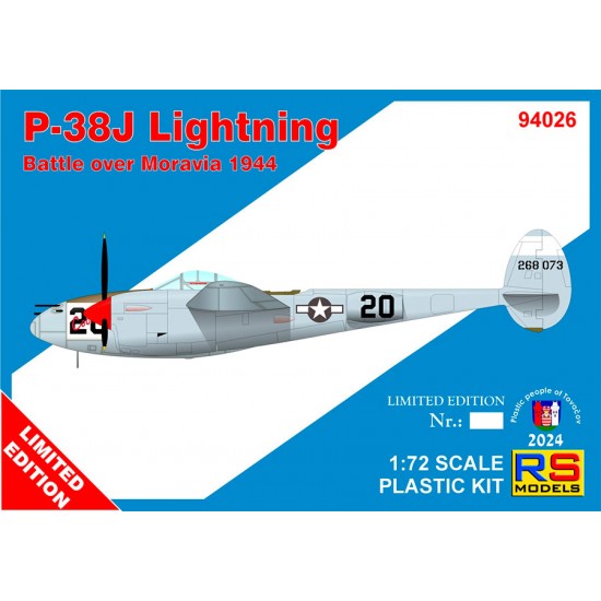 1/72 USAF P-38 Lightning, 2LT. David R. Miles, Battle over Moravia 1944