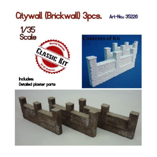 1/35 Citywall (Brickwall, 3pcs)