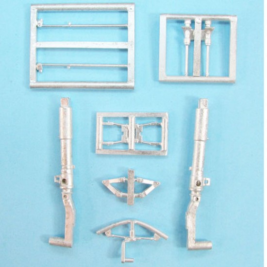 1/32 P-47D/N Thunderbolt Landing Gear for Hasegawa/Eduard kits (white metal)