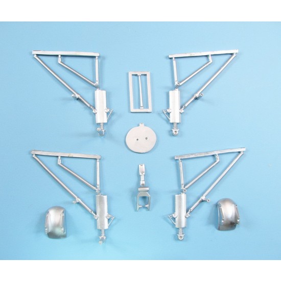 1/32 DeHavilland Mosquito Mk.IV Landing Gear for Revell kits (white metal)