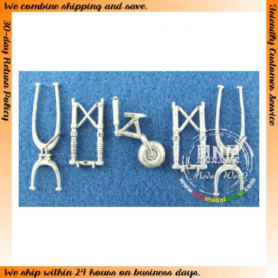 1/48 Sturmovik Landing Gear (White Metal) for Accurate Miniatures/Italeri