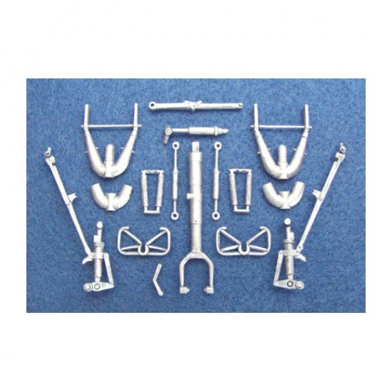 1/48 Heinkel He 219 Uhu Landing Gear for Tamiya kits (white metal)