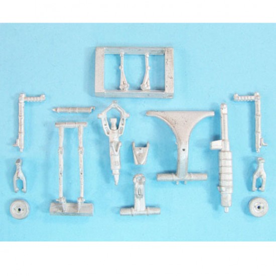 1/48 Yak-28 Firebar Landing Gear (white metal)