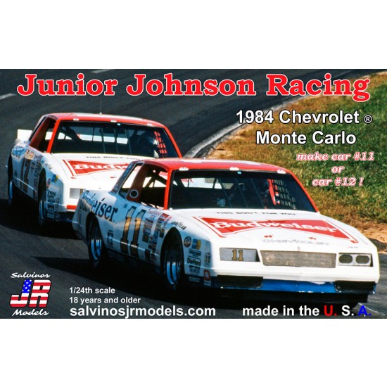 1/24 1984 Junior Johnson Racing #11/#12 Darrel Waltrip/Neil Bonnett Chevrolet Monte Carlo