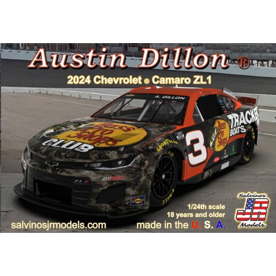 1/24 Richard Childress Racing 2024 Austin Dillon Camaro 'Bass Pro Shops' [RCC2024ADP]